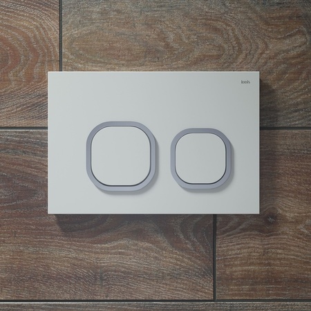 Клавиша смыва IDDIS белая Uniglass 001 (UNG01WCi77)